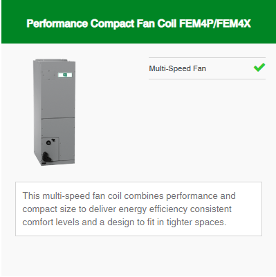 Fan Coil Performance Series 1